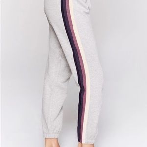 Spiritual Gangster Striped Perfect Sweatpants